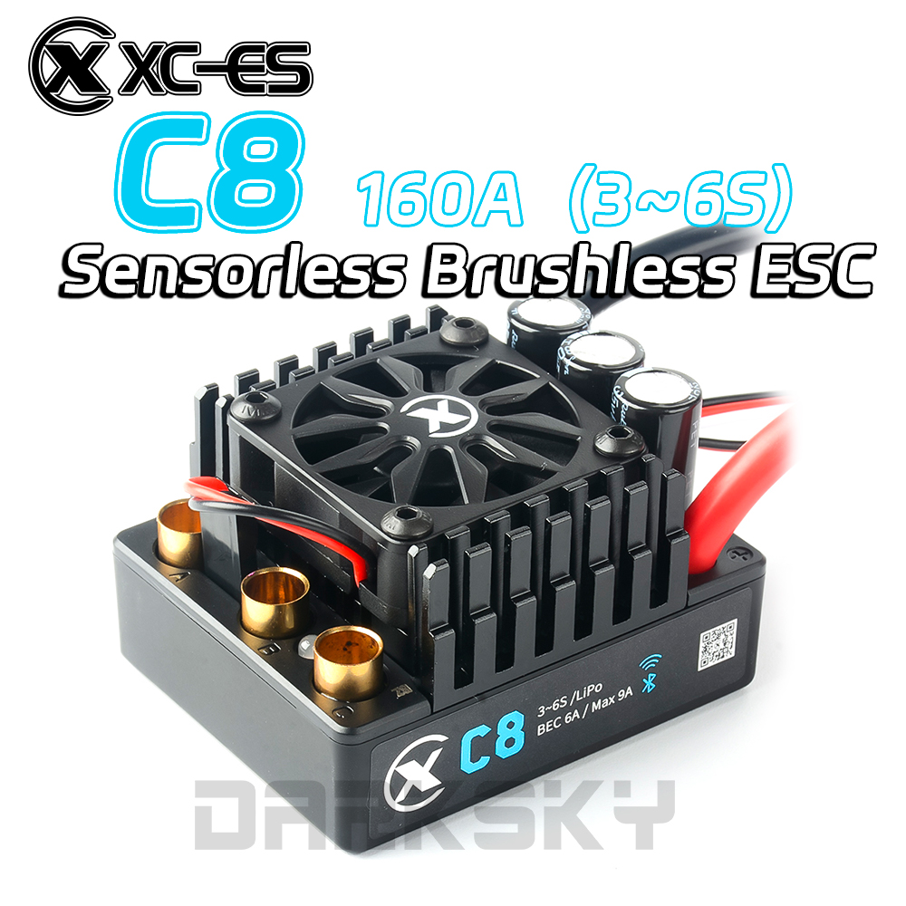 Drone Battery 6S - XC-ESC C8 160A Brushless ESC 3-6S
