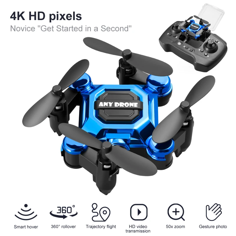 Drone Battery Smart - 4K Camera HD RC Drone Fold