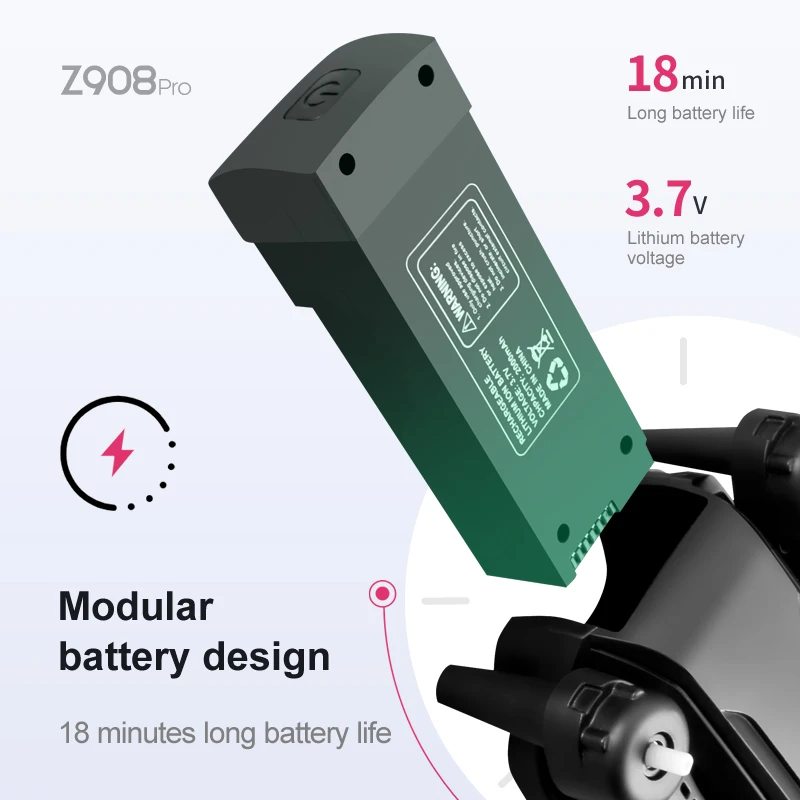 Z908 Pro Max Dron Battery 3.7V - Drone Battery Lipo review and price