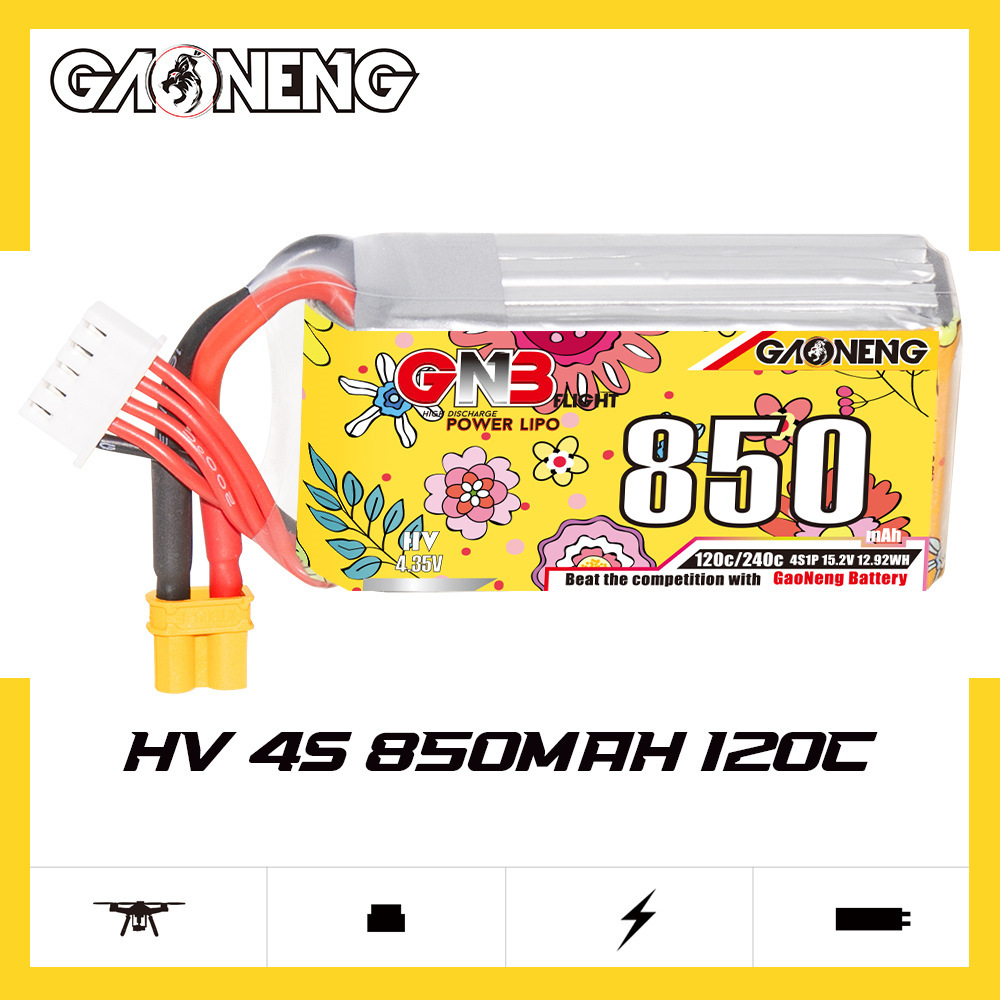 Upgraded GNB 4S 15.2V 850mAh L - Drone Battery Li-Ion review and price