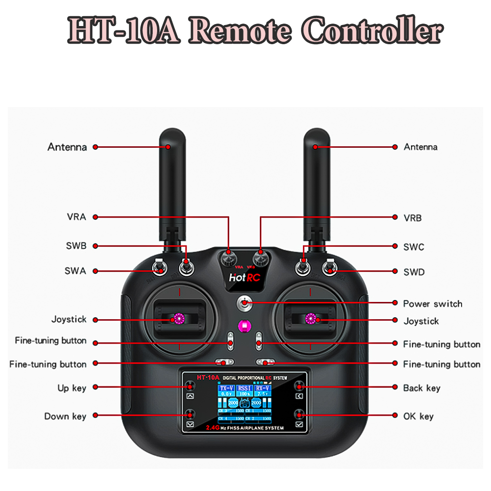Hotrc Hot rc HT-10A HT10A 2.4G - Drone Battery Connector review and price