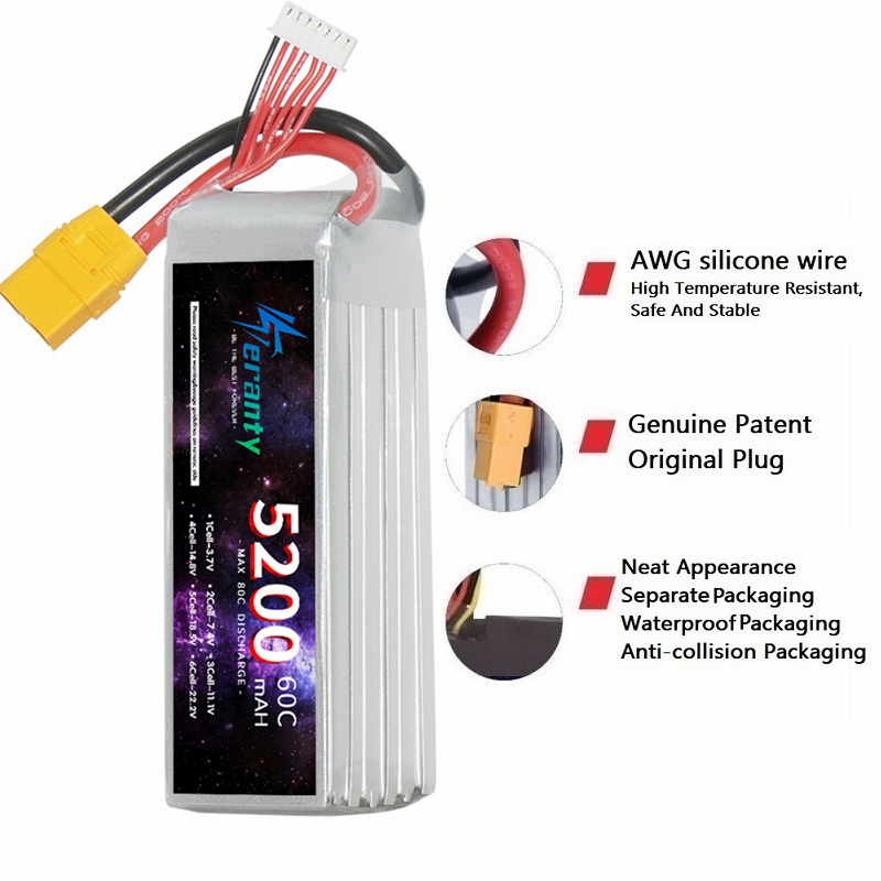 TERANTY 6S 5200mAh Lipo Batter - Drone Battery 6S review and price