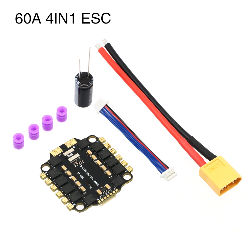 UAngel 4IN1 45A 60A ESC BLHELI - Drone Battery 6S review and price
