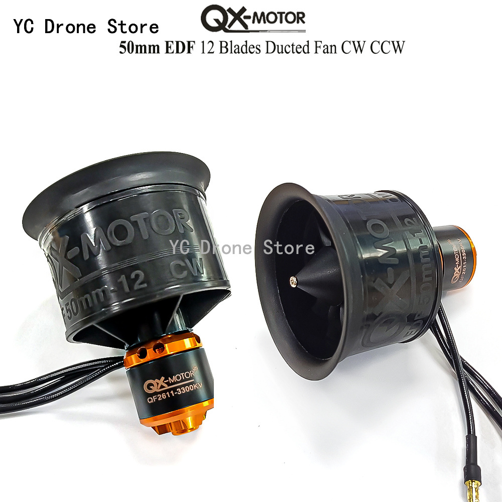 QX-MOTOR 50mm EDF QF2611 12-Bl - Drone Battery 3S review and price