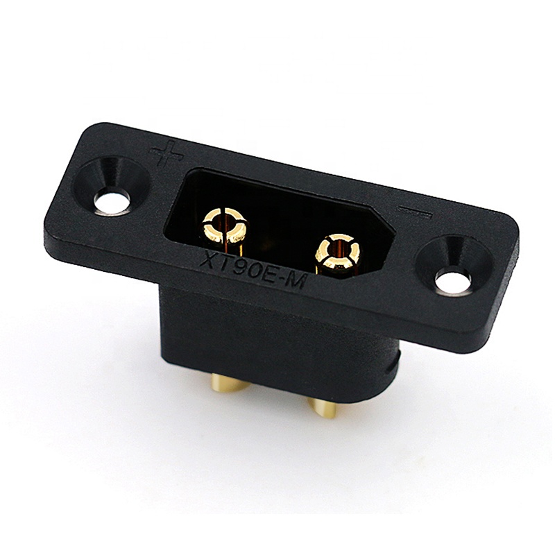 30PCSAmass Black XT90E-M Panel - Drone Battery Connector review and price