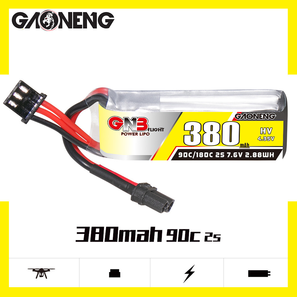 GNB 2S 7.6V 380mAh 90C/180C Li - Drone Battery Plate review and price