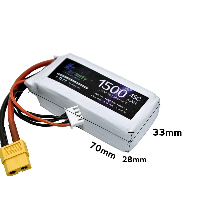 TERANTY 3s 45C 11.1V 1500mah L - Drone Battery Li-Ion review and price