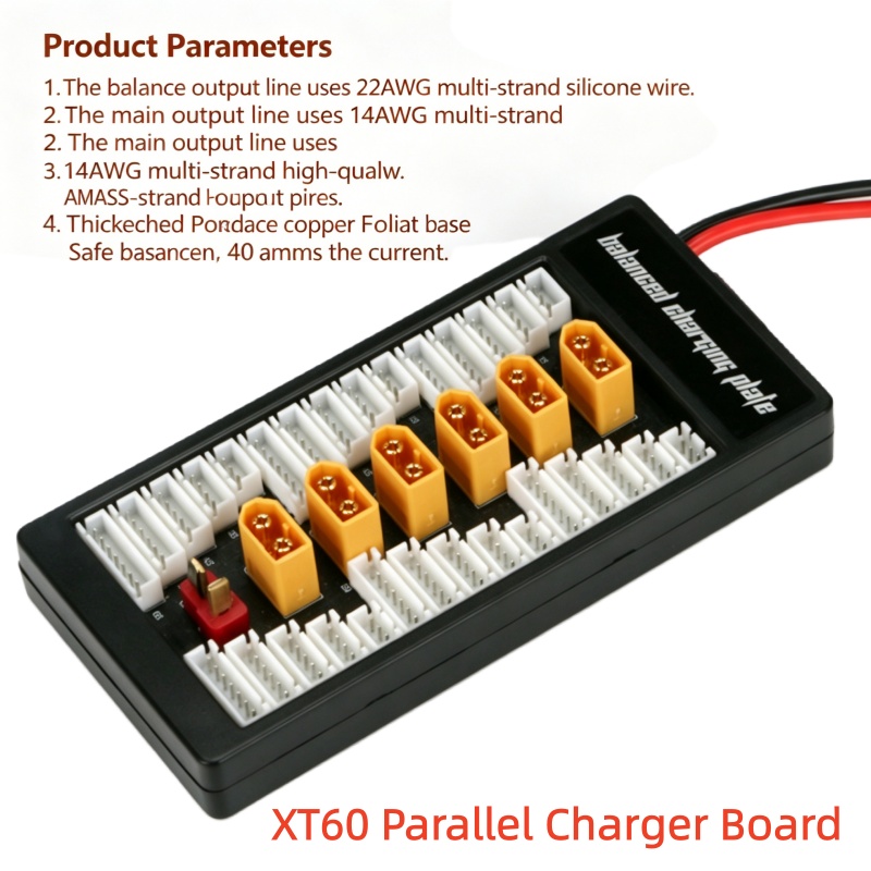 6 in 1 XT60 Parallel Charging  - Drone Battery Parallel Board review and price