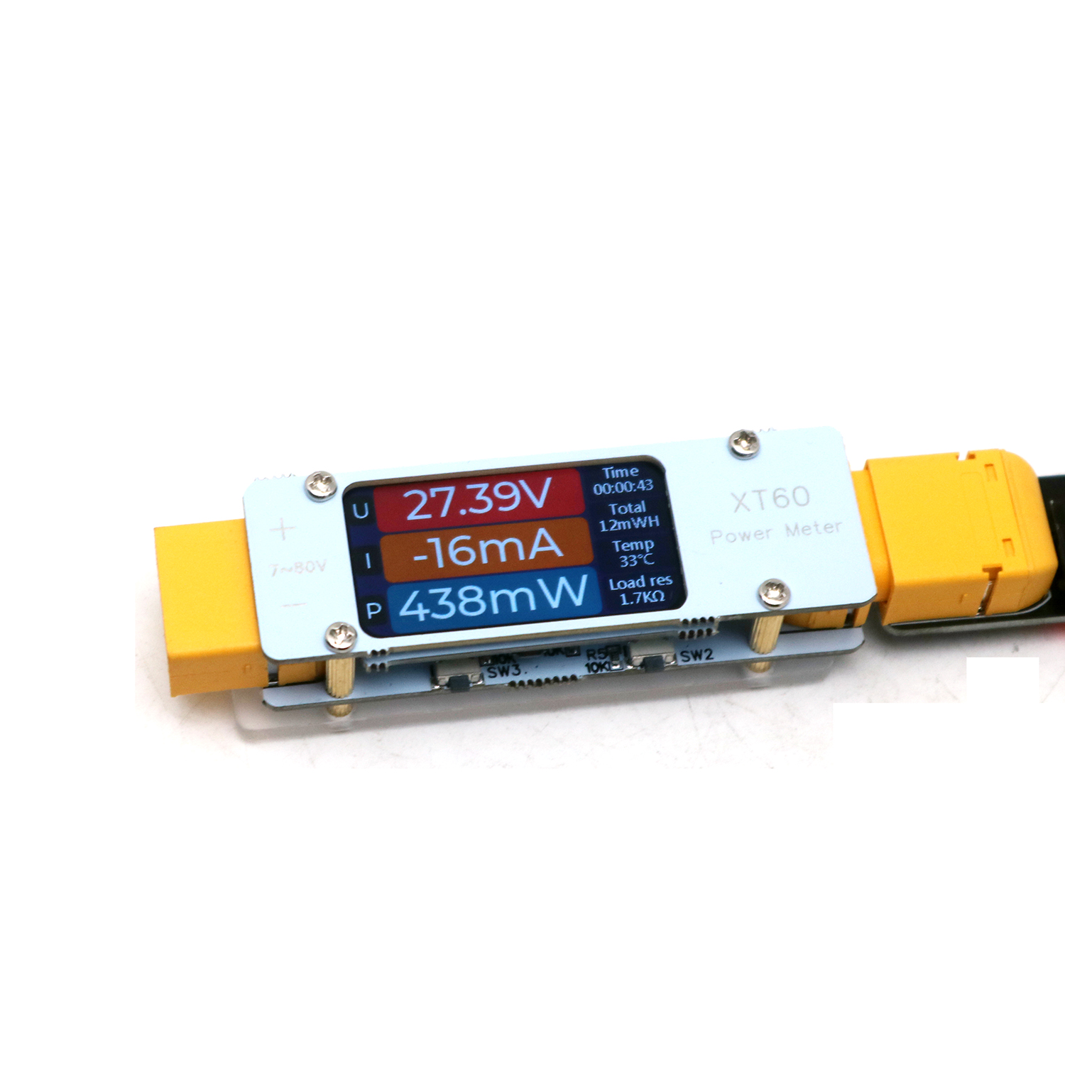 64A DC XT60 Power Meter Bidire - Drone Battery Voltage Checker review and price