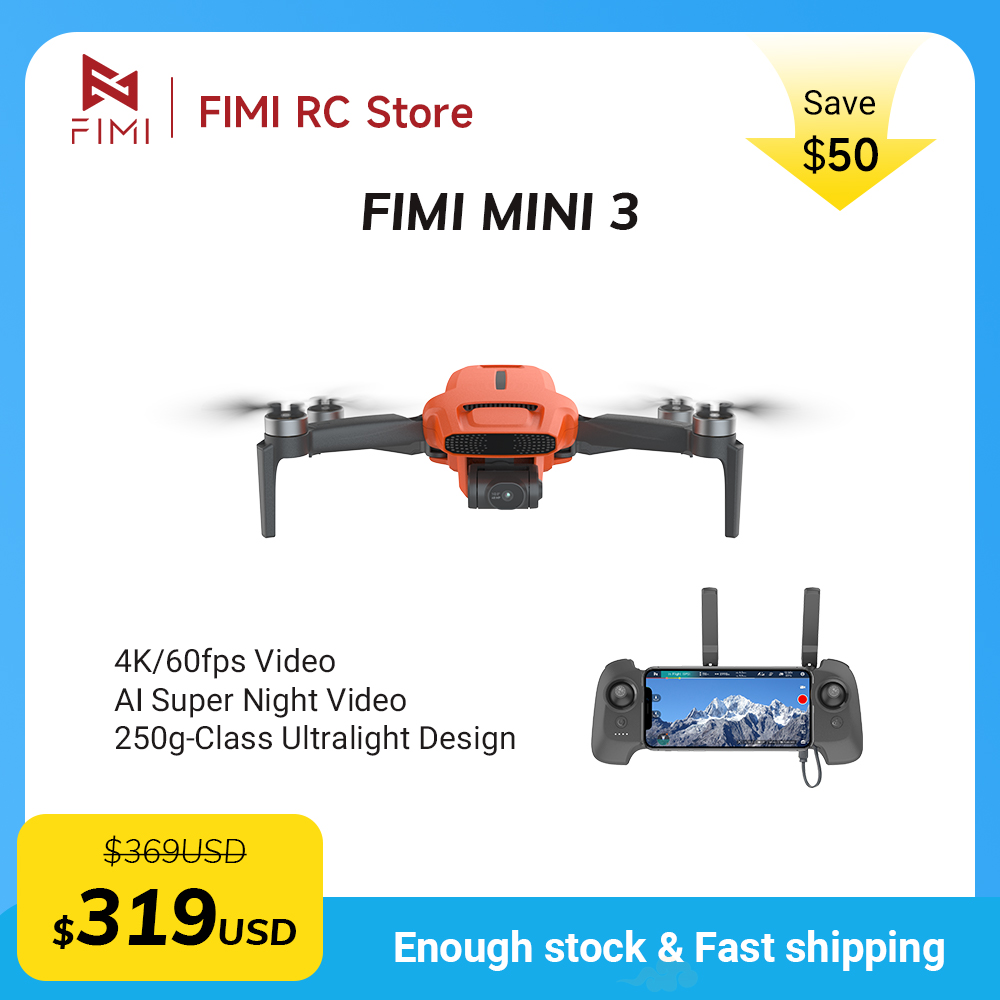 FIMI MINI 3 Camere Drone 4K 60 - Drone Battery Smart review and price