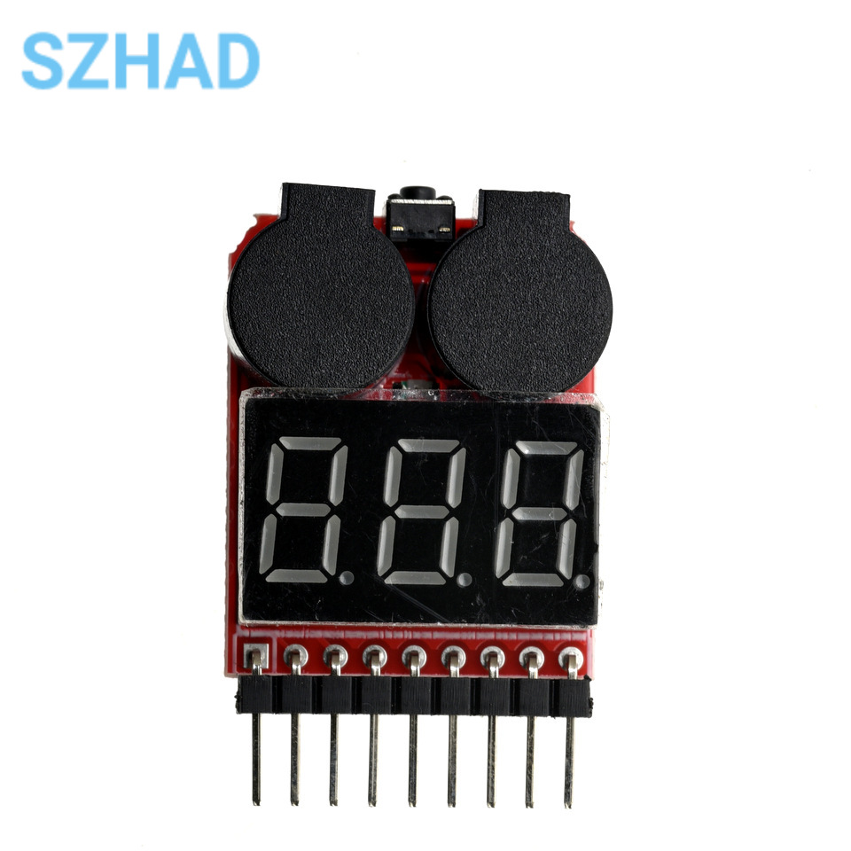 1-8S LiPo Battery Voltage Test - Drone Battery Voltage Checker review and price