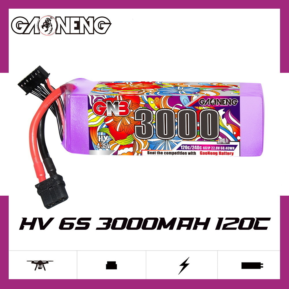 GNB Lipo Battery 6S 22.8V 3000 - Drone Battery Connector review and price