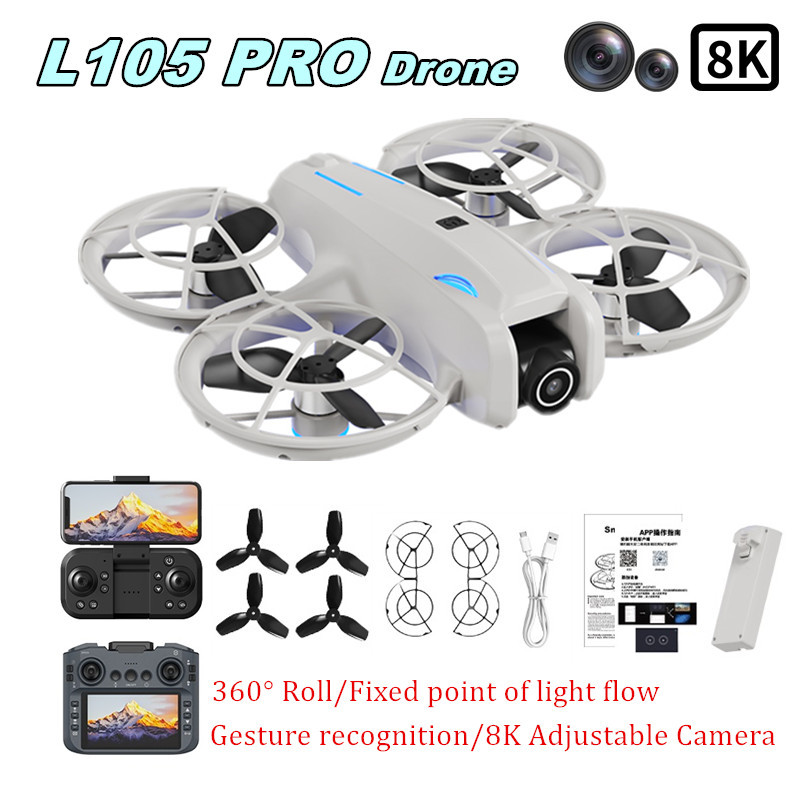 L105 PRO Drone Duel 8k Lens Fu - Drone Battery Box review and price