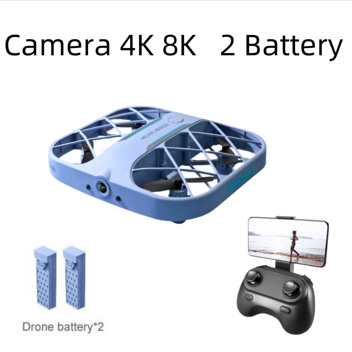 JJRC H107 FPV RC Drone with 2  - Drone Battery Box review and price