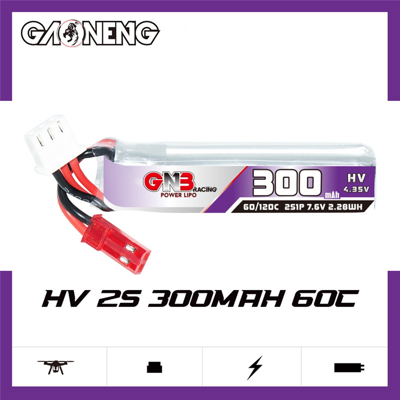 GAONENG GNB 2S 7.6V 300mAh 60C - Drone Battery Connector review and price